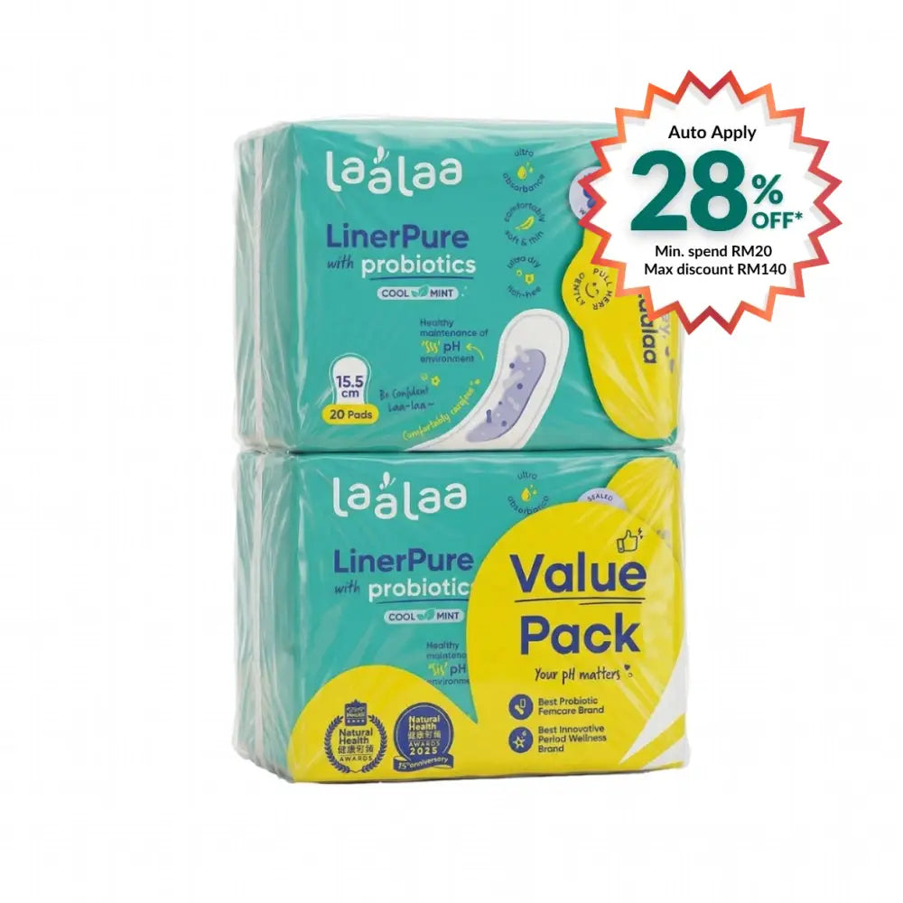 LAALAA COOL MINT LINERPURE 15.5CM 20SX2
