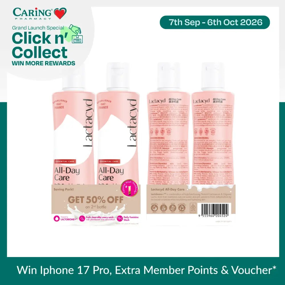 LACTACYD ALL DAY CARE 250ML 2S
