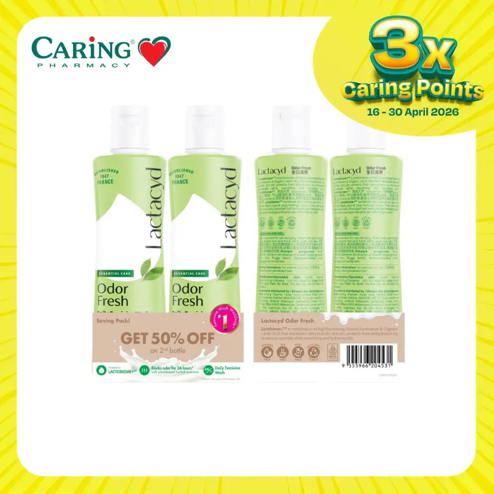LACTACYD ODOR FRESH 250ML 2S