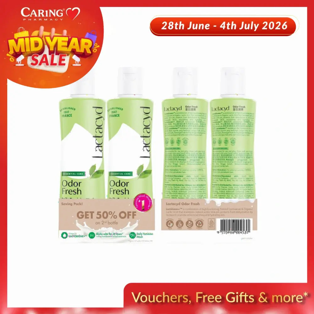 LACTACYD ODOR FRESH 250ML 2S