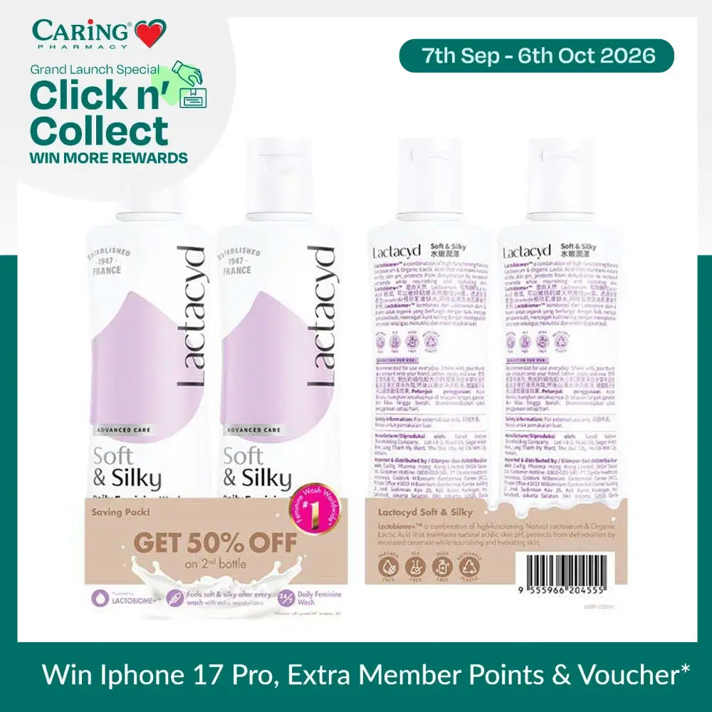 LACTACYD SOFT & SILKY 250ML 2S