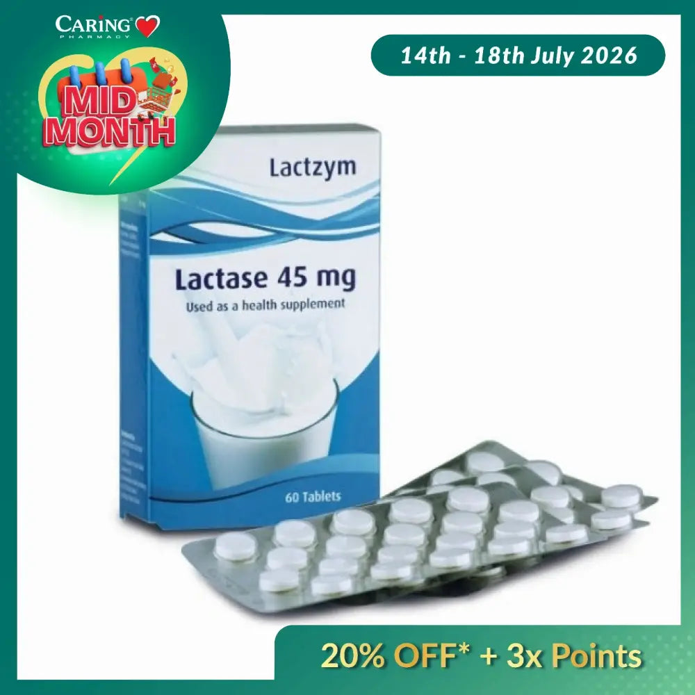 LACTASE 45MG 20SX3