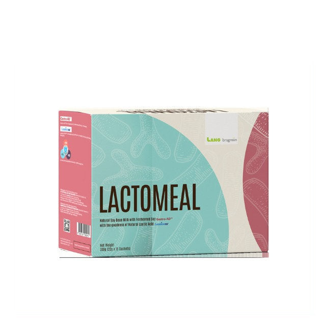 LANG BRAGMAN Lactomeal probiotic supplement packaged for digestive health support
