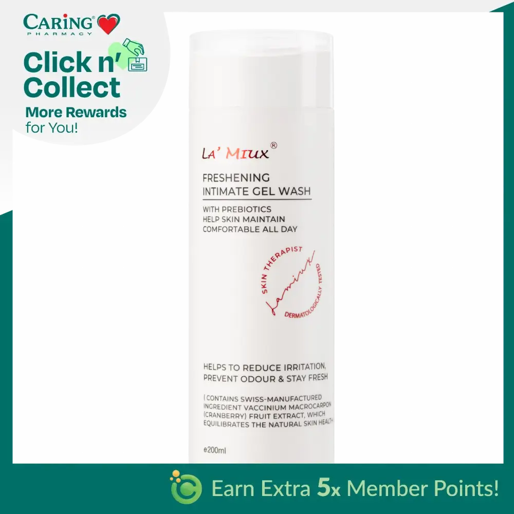 LAMIUX FRESHENING INTIMATE WASH 200ML