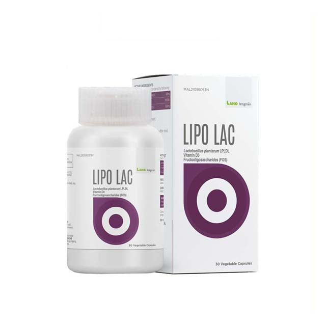 LANG BRAGMAN LIPO LAC 30s supplement in vegetable capsules to support digestive health