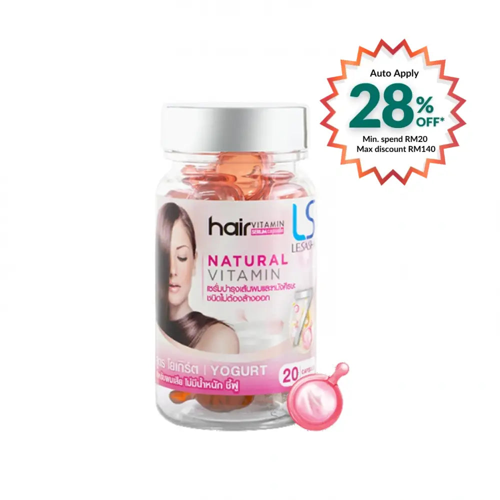 LESASHA HAIR VITAMIN SERUM - YOGURT (20 CAP)