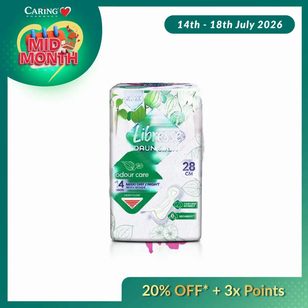 LIBRESSE DAUN SIRIH MAXI 28CM WINGS 14S