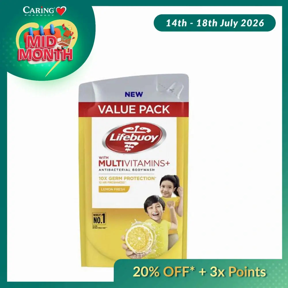 LIFEBUOY BODY WASH LEMON FRESH REFILL 800ML