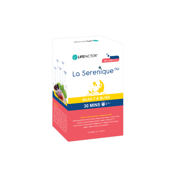 La Serenique supplement Malaysia by LIFE FACTOR for enhanced beauty and wellness in convenient packaging