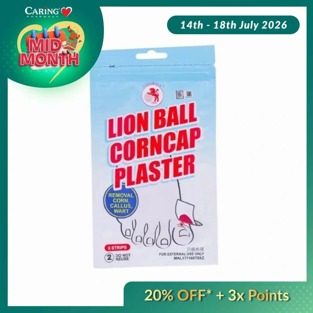 LION BALL CORN CAPS 6S