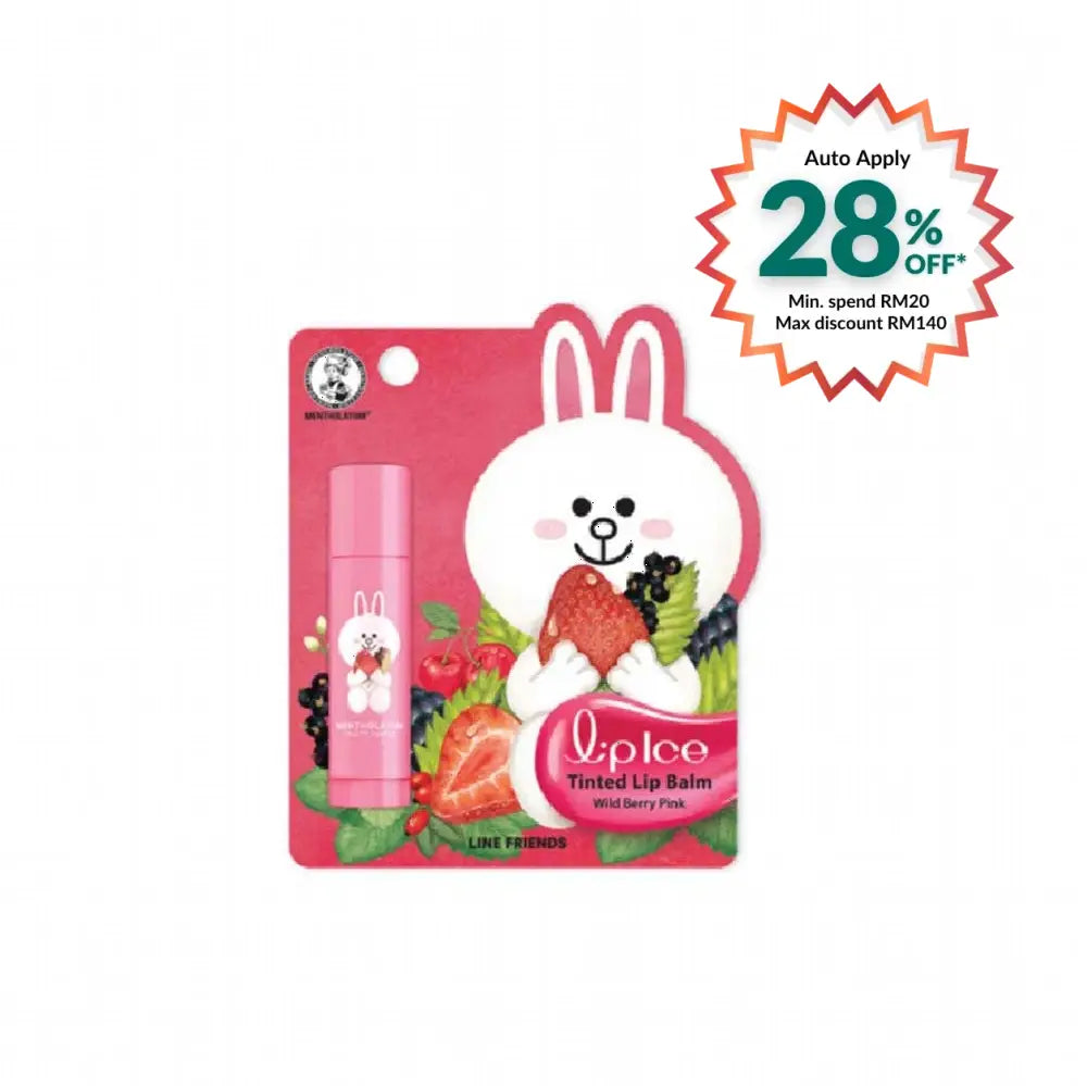 LIPICE MINIONS WILDBERRY PINK TINTED LIP BALM 3.5G