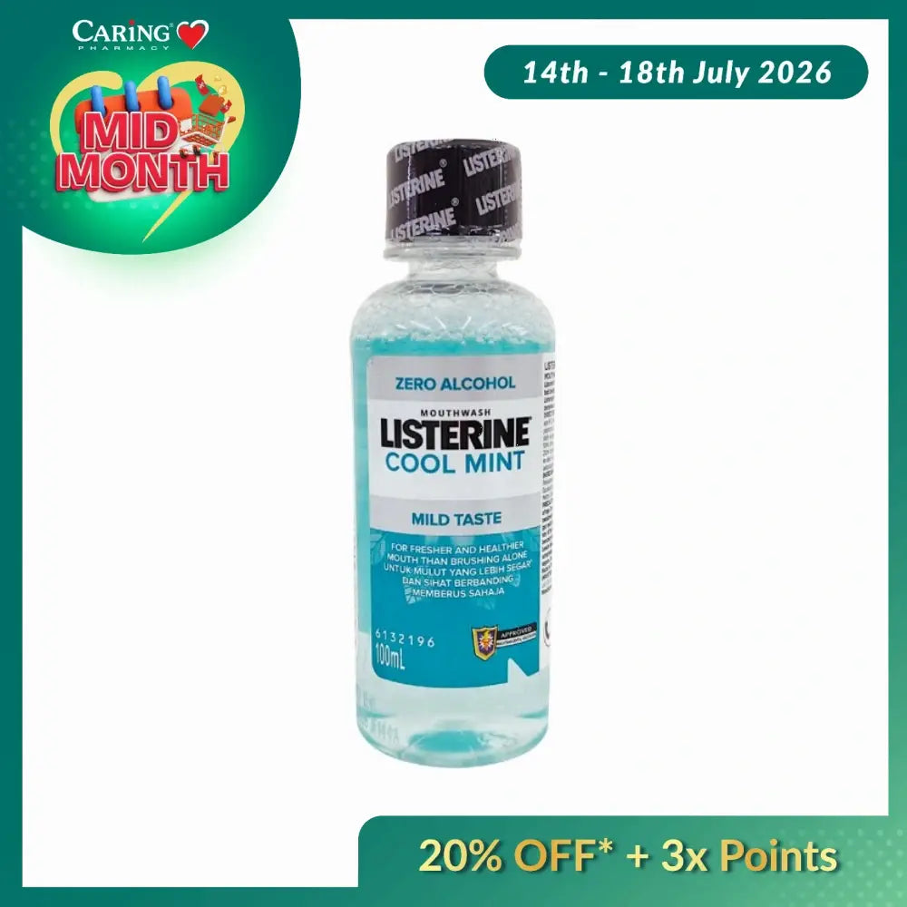LISTERINE COOL MINT MILD TASTE 100ML