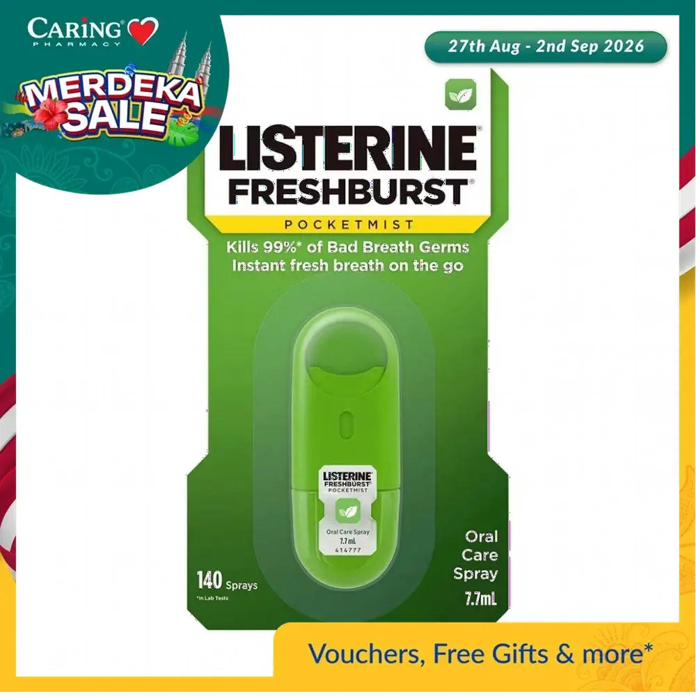 LISTERINE FRESHBURST POCKETMIST 7.7ML