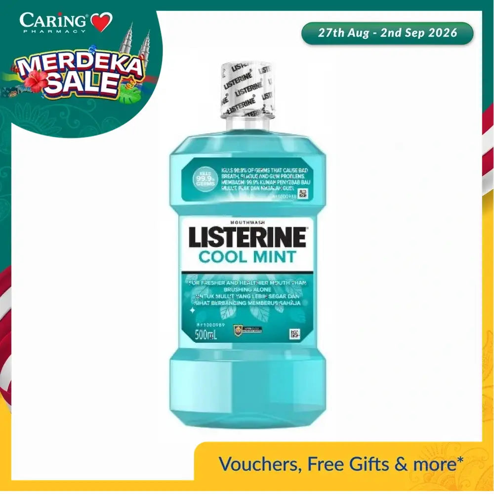 LISTERINE MOUTHWASH COOL MINT 500ML