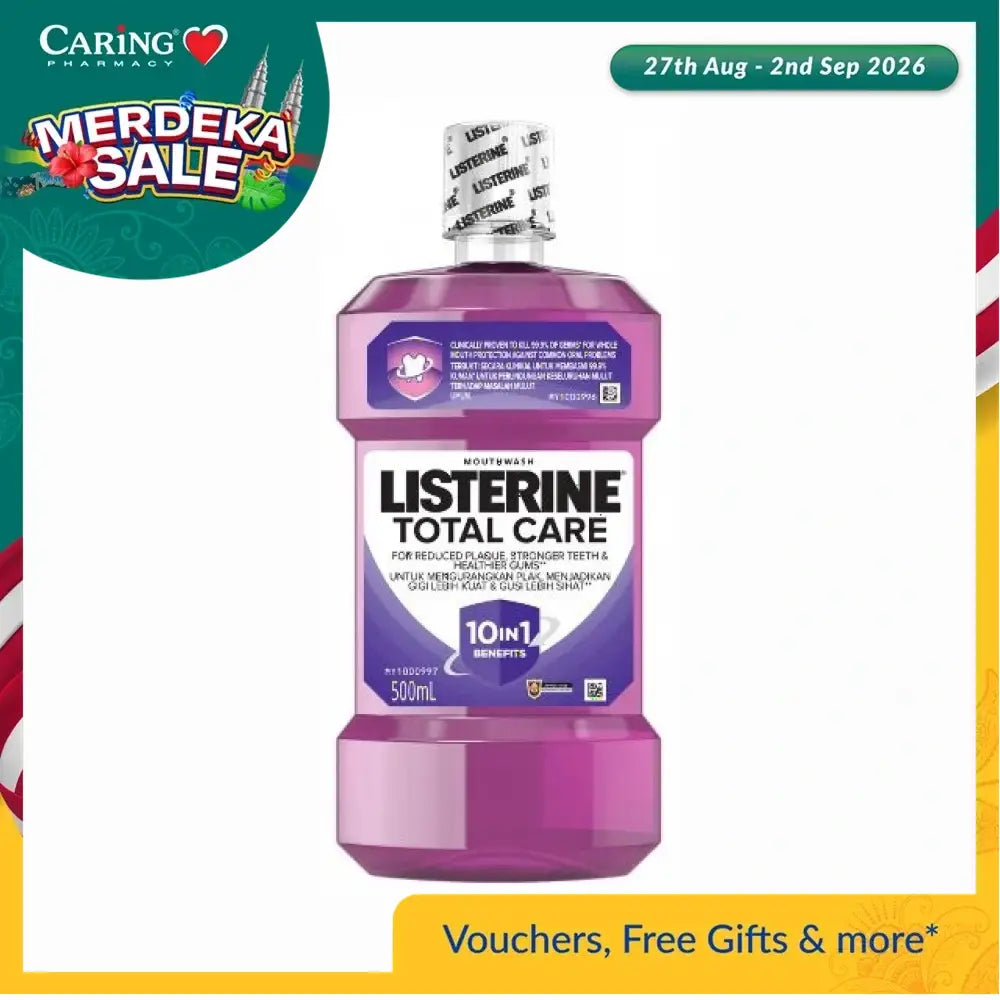 LISTERINE MOUTHWASH TOTAL CARE 500ML
