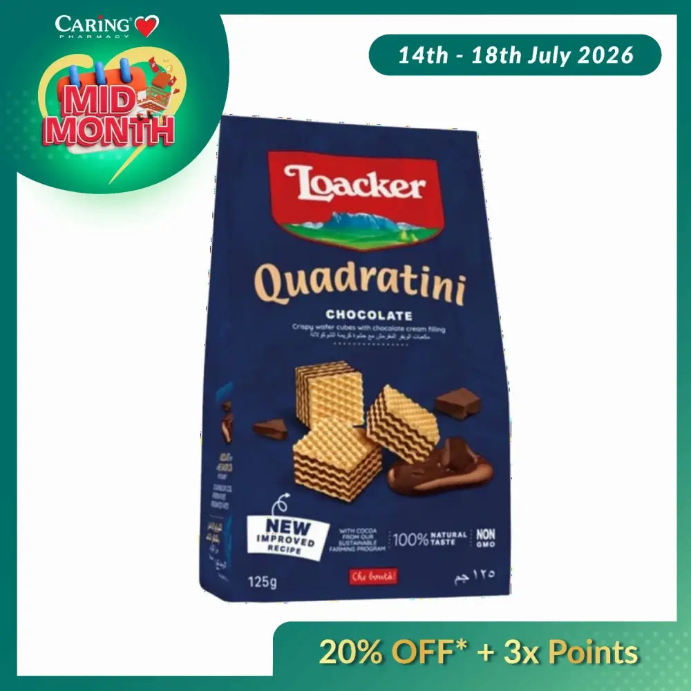 LOACKER CHOCOLATE 125G