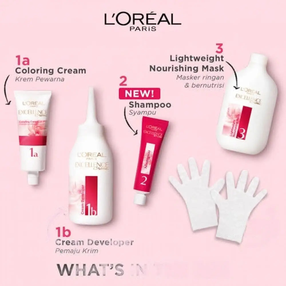 LOREAL EXCELLENCE CREME HAIR COLOUR - 5 NATURAL LIGHT BROWN 1S