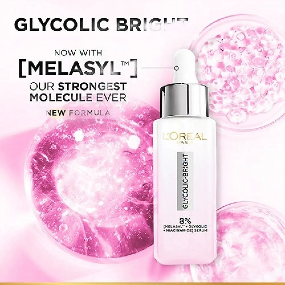 LOREAL GLYCOLIC-BRIGHT ANTI-DARK SPOT BRIGHTENING SERUM 15ML