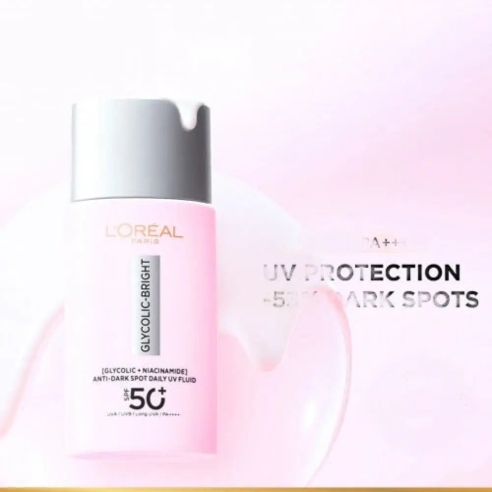 LOREAL GLYCOLIC-BRIGHT DARK SPOT UV SPF 50+ 50ML