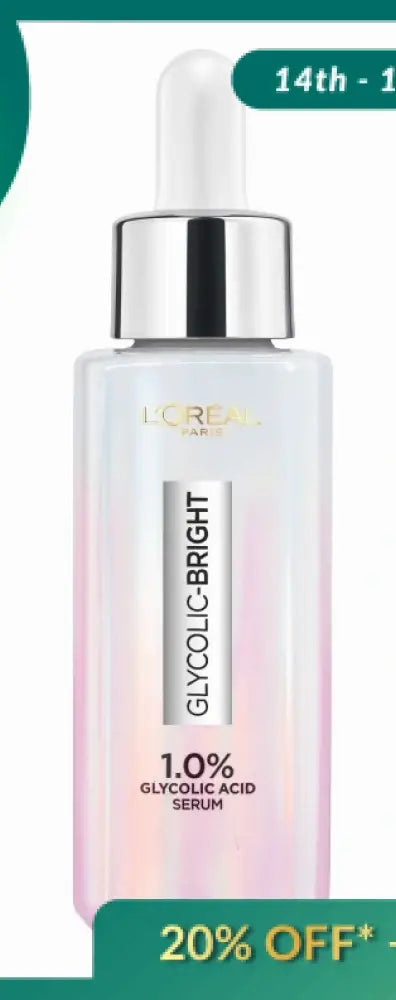 LOREAL GLYCOLIC-BRIGHT INSTANT GLOWING SERUM 30ML