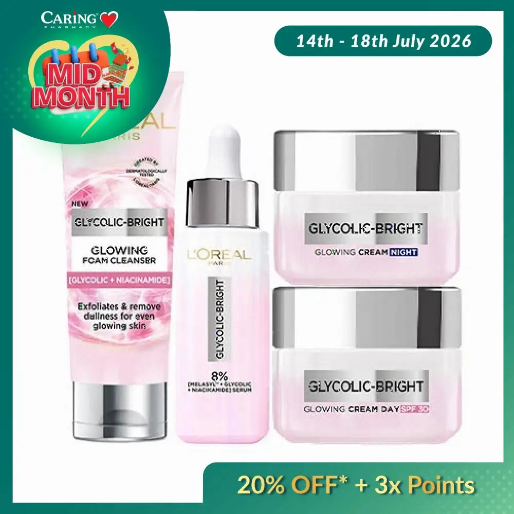 LOREAL GLYCOLIC-BRIGHT STARTER KIT