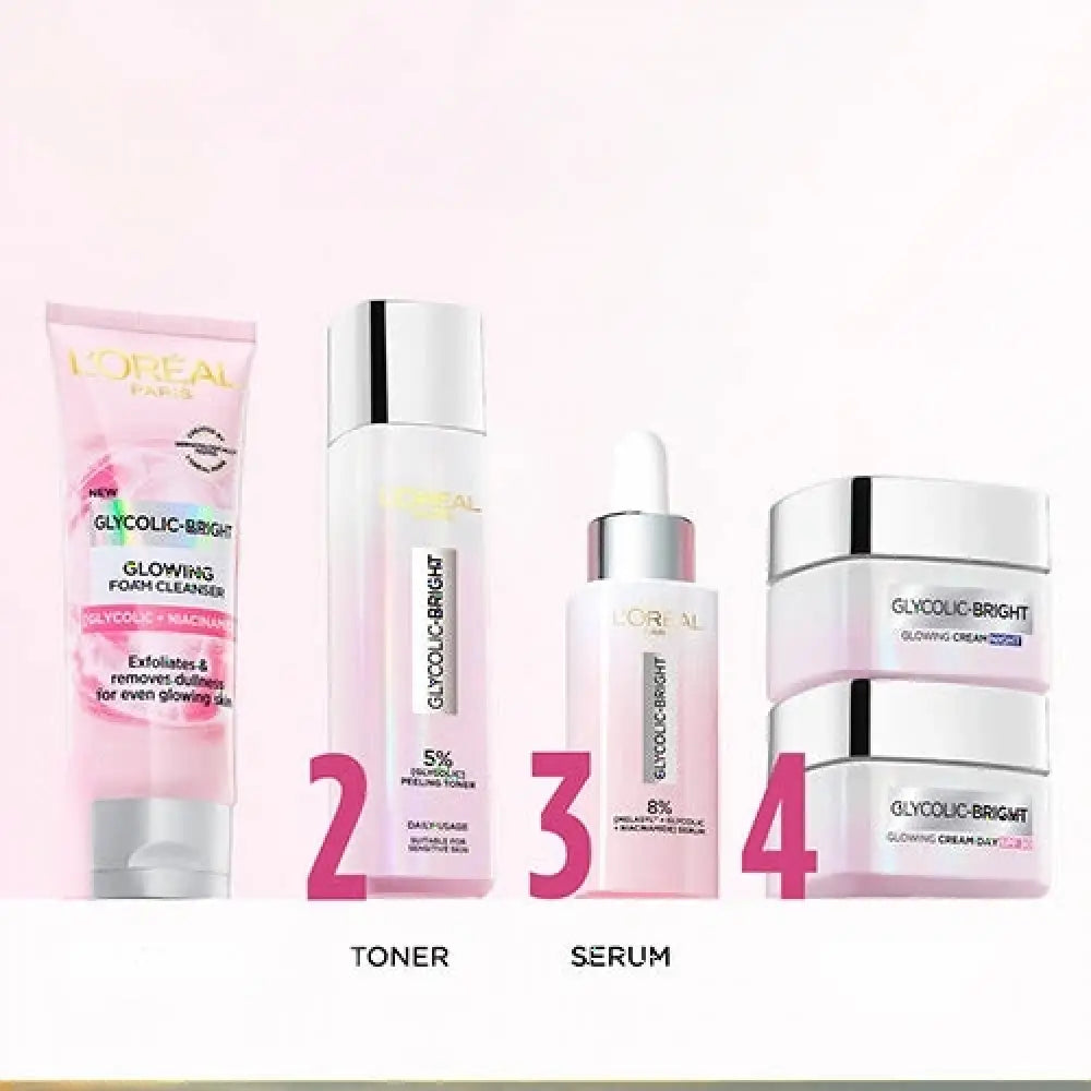 LOREAL GLYCOLIC-BRIGHT STARTER KIT