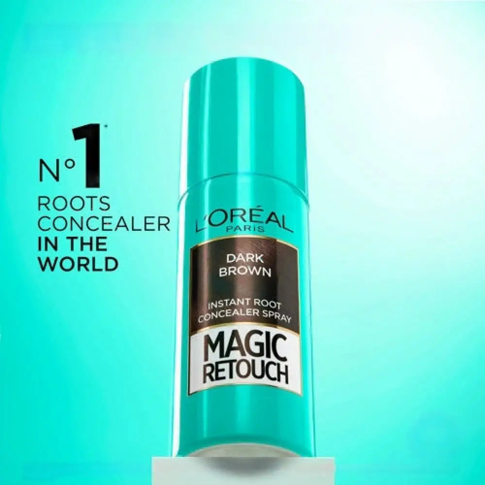 LOREAL MAGIC RETOUCH INSTANT ROOT CONCEALER SPRAY-BLACK 75ML