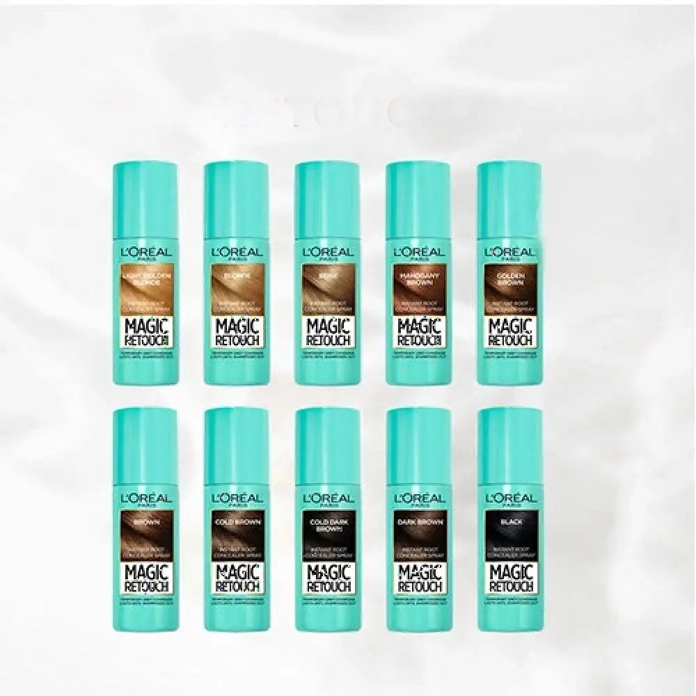LOREAL MAGIC RETOUCH INSTANT ROOT CONCEALER SPRAY-BROWN 75ML
