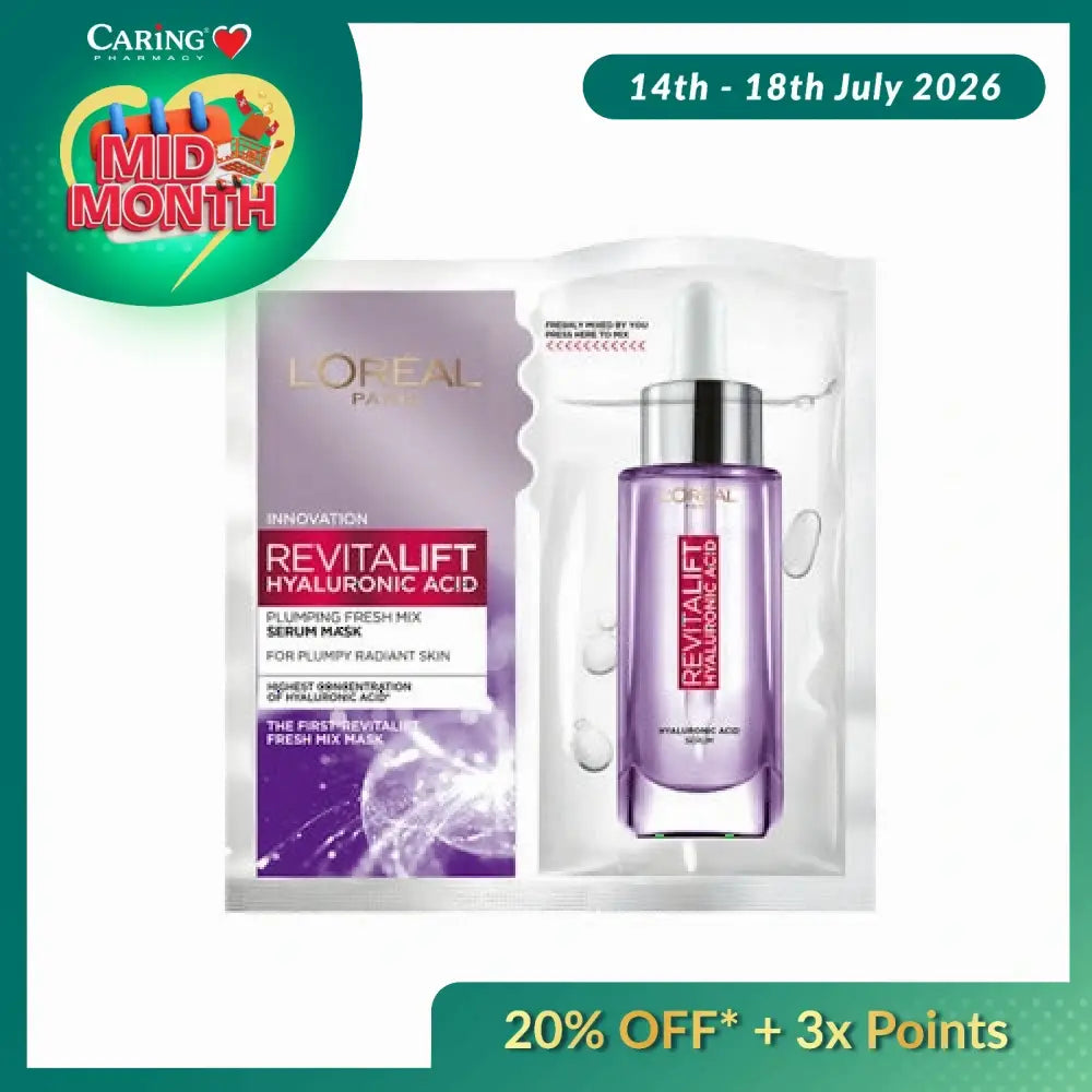 LOREAL RE-LIFT FRESH MIX PLUMPING SERUM MASK