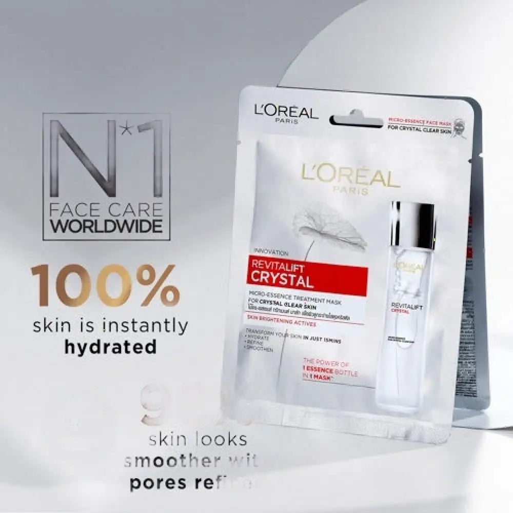 LOREAL REVITALIFT CRYSTAL MICRO ESSENCE TREATMENT MASK 25G