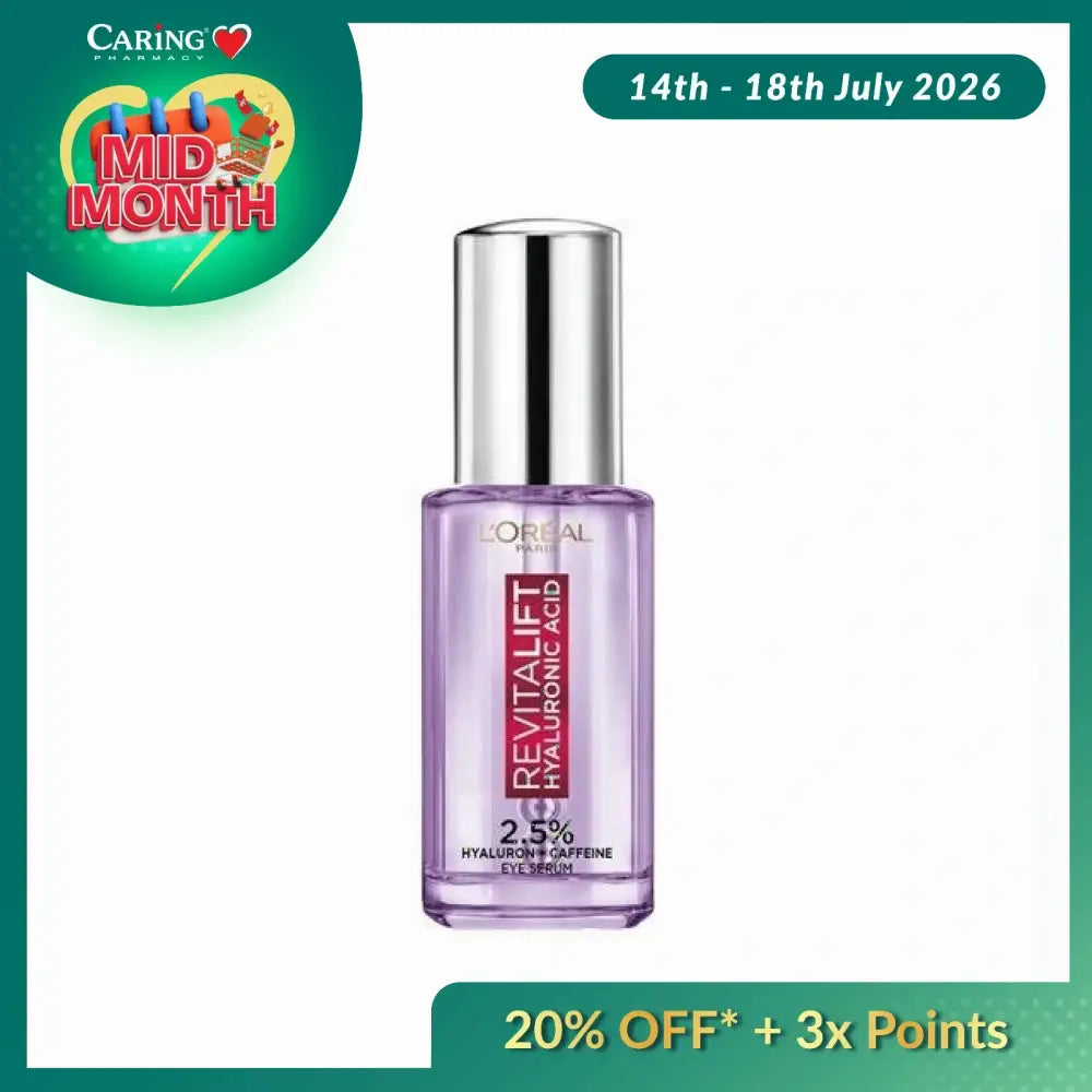 LOREAL REVITALIFT HYALURONIC ACID EYE SERUM 20ML