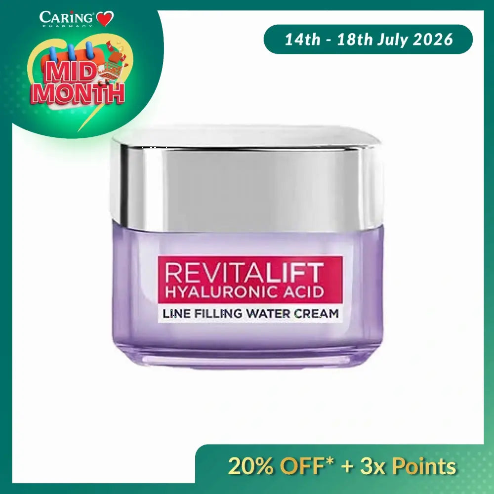 LOREAL REVITALIFT HYALURONIC ACID PLUMPING DAY CREAM 50ML