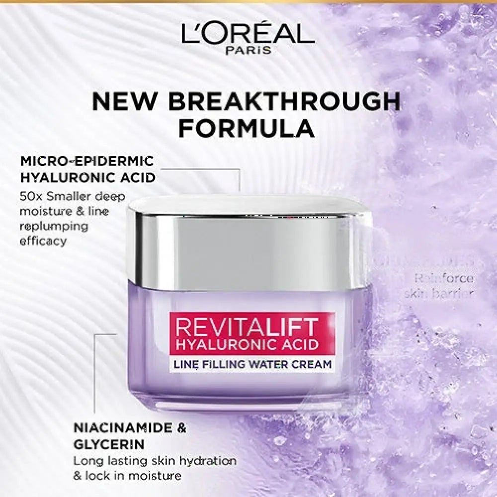 LOREAL REVITALIFT HYALURONIC ACID PLUMPING DAY CREAM 50ML