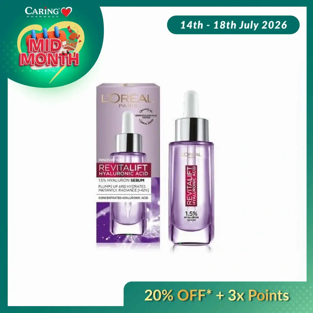 LOREAL REVITALIFT HYALURONIC ACID SERUM 30ML