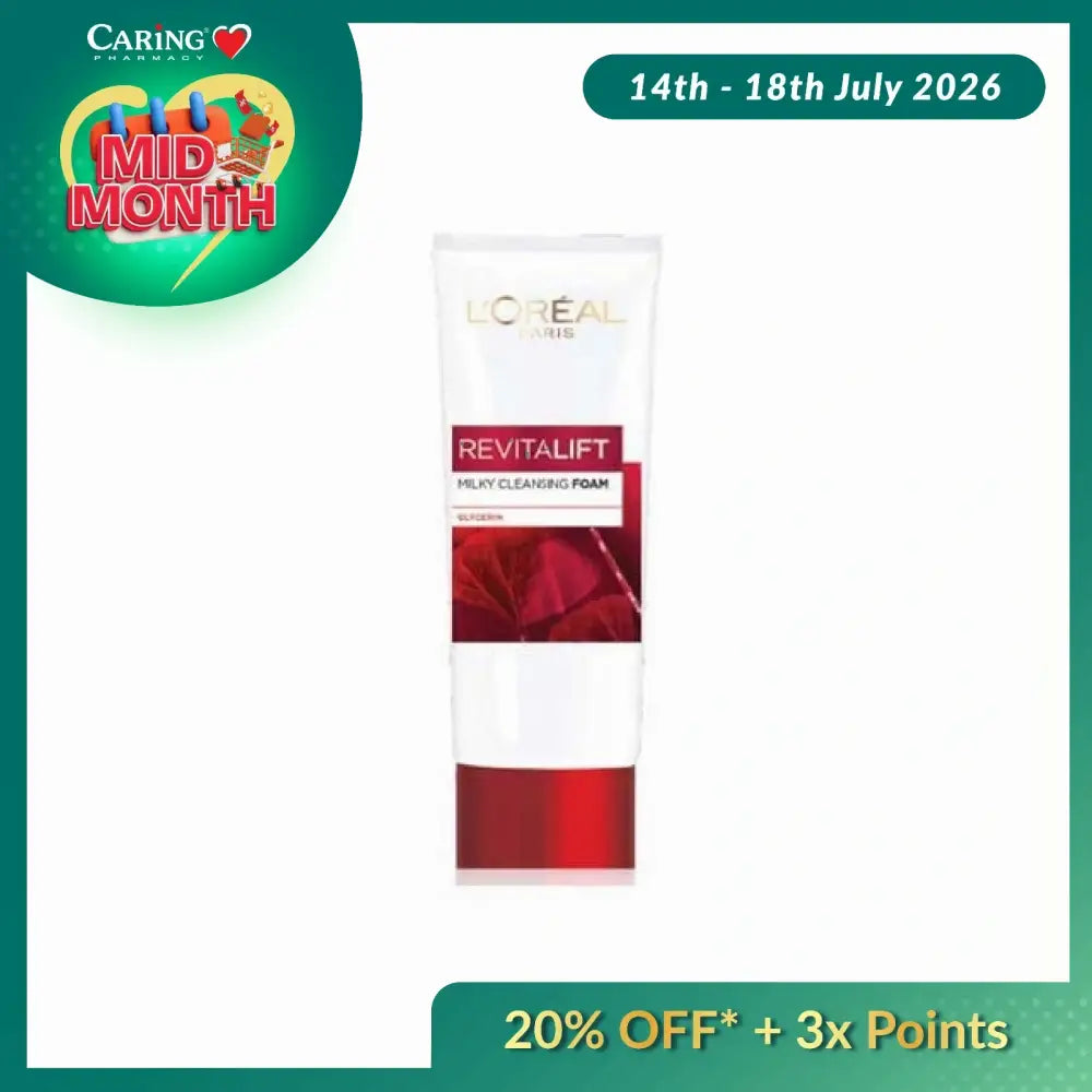 LOREAL REVITALIFT MILKY CLEANSING FOAM 100ML