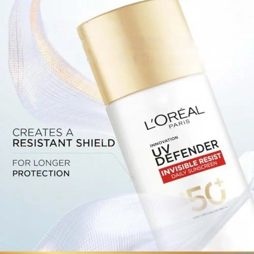 LOREAL UV DEFENDER INVISIBLE RESIST DAILY SUNSCREEN 50ML