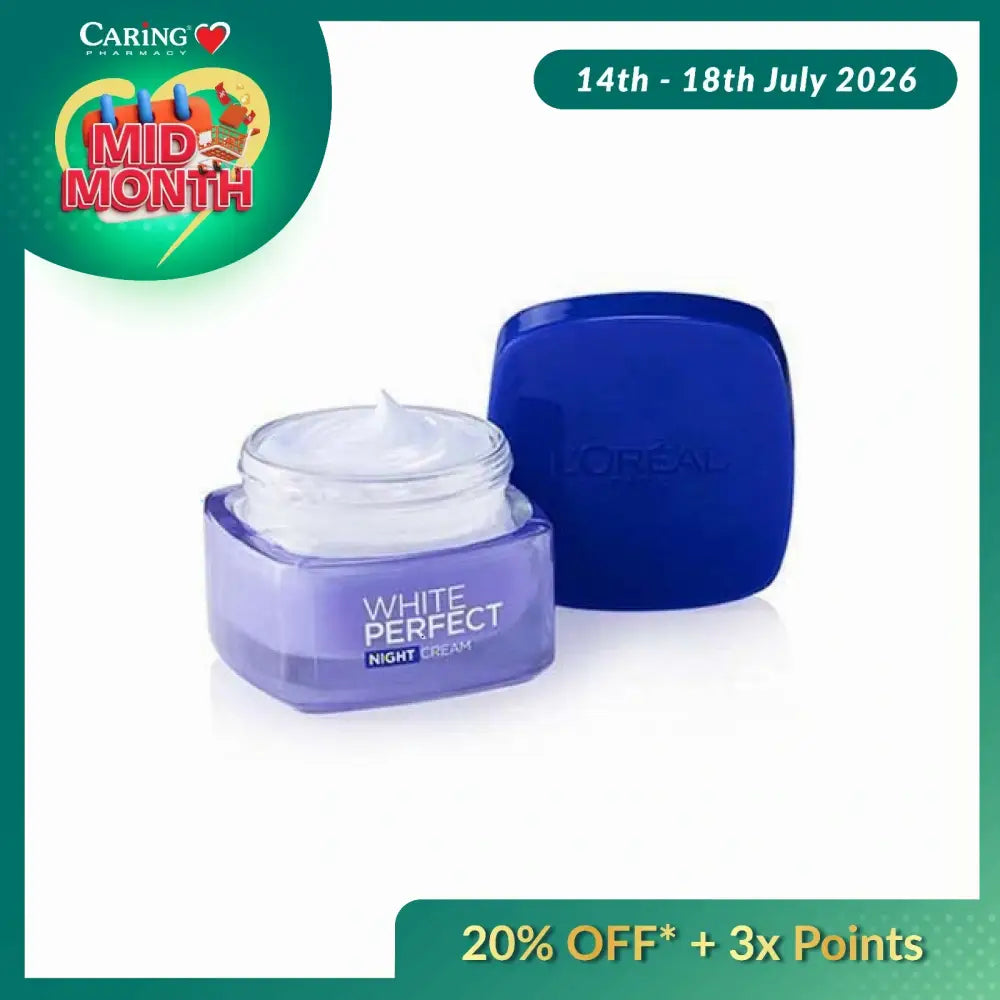 LOREAL WHITE PERFECT NIGHT CREAM 50ML