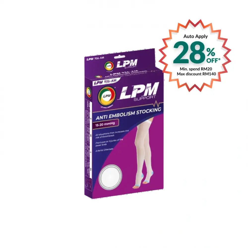 LPM 956-AM KNEE HIGH ANTI-EMBOLISM STOCKINGS L