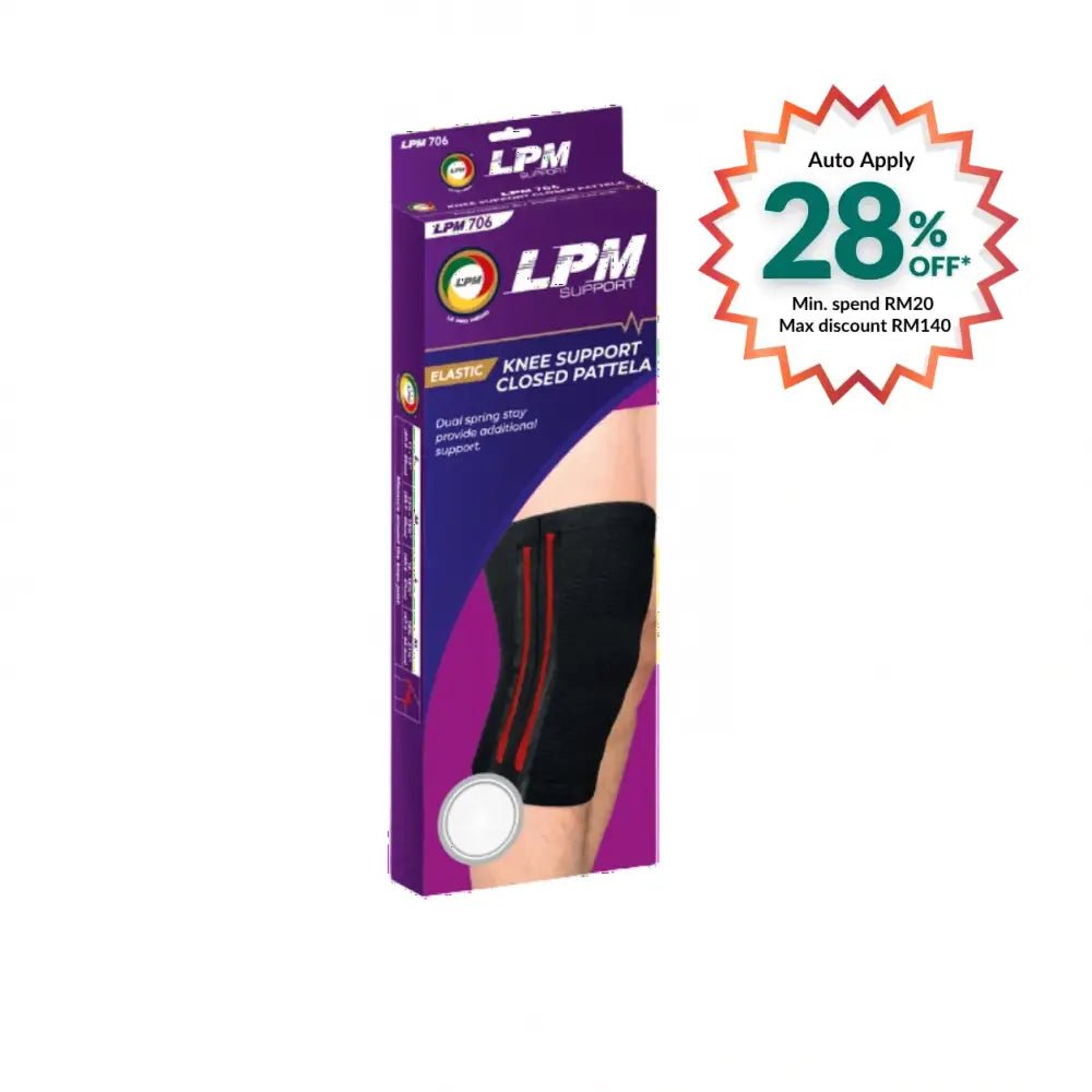 LPM KNEE SUPPORT CLOSED PATELLA 706 SIZE M