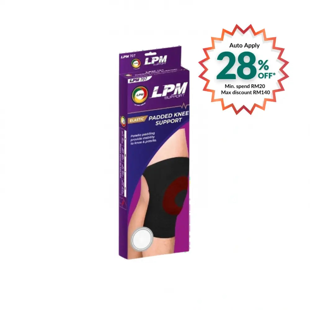 LPM KNEE SUPPORT CLOSED PATELLA PADDED 707 SIZE SIZE L