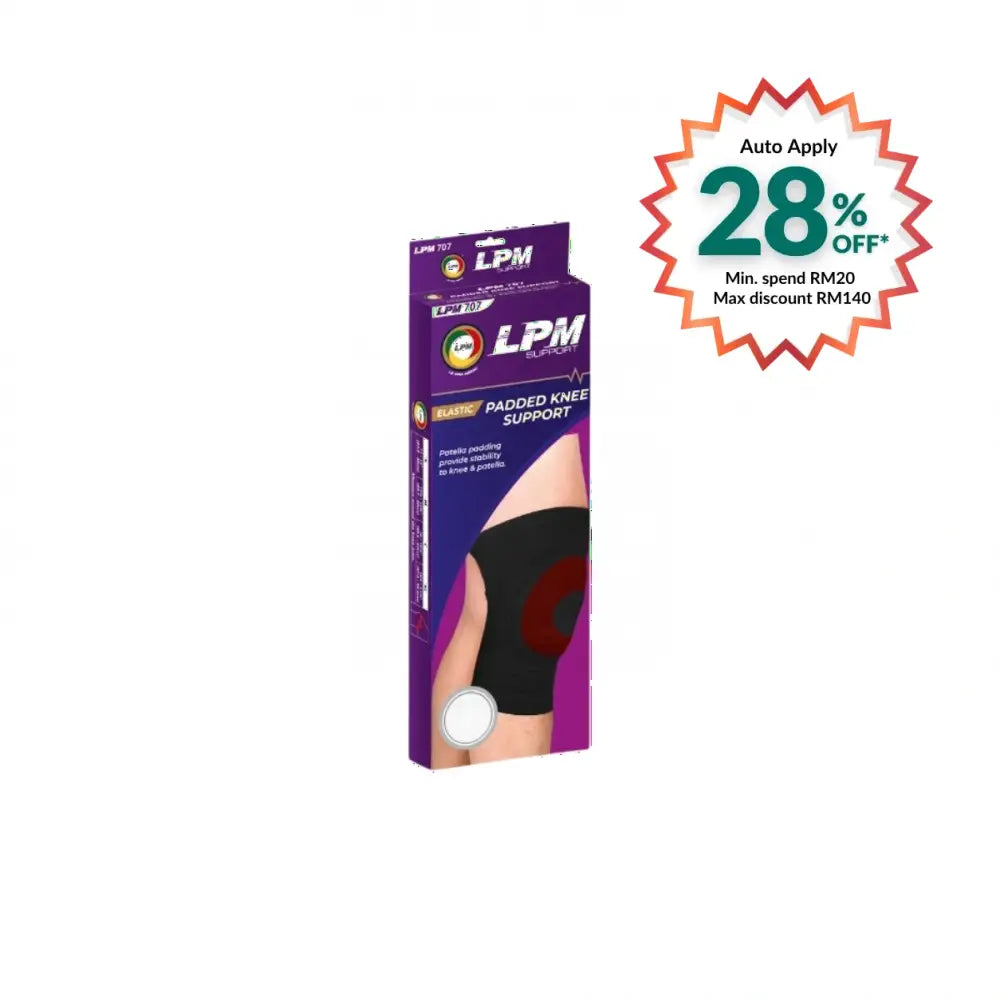 LPM KNEE SUPPORT CLOSED PATELLA PADDED 707 SIZE SIZE XL