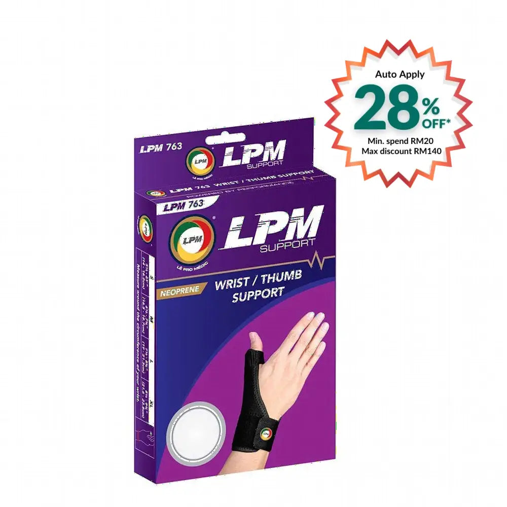 LPM NEOPRENE WRIST THUMB SUPPORT 763 S