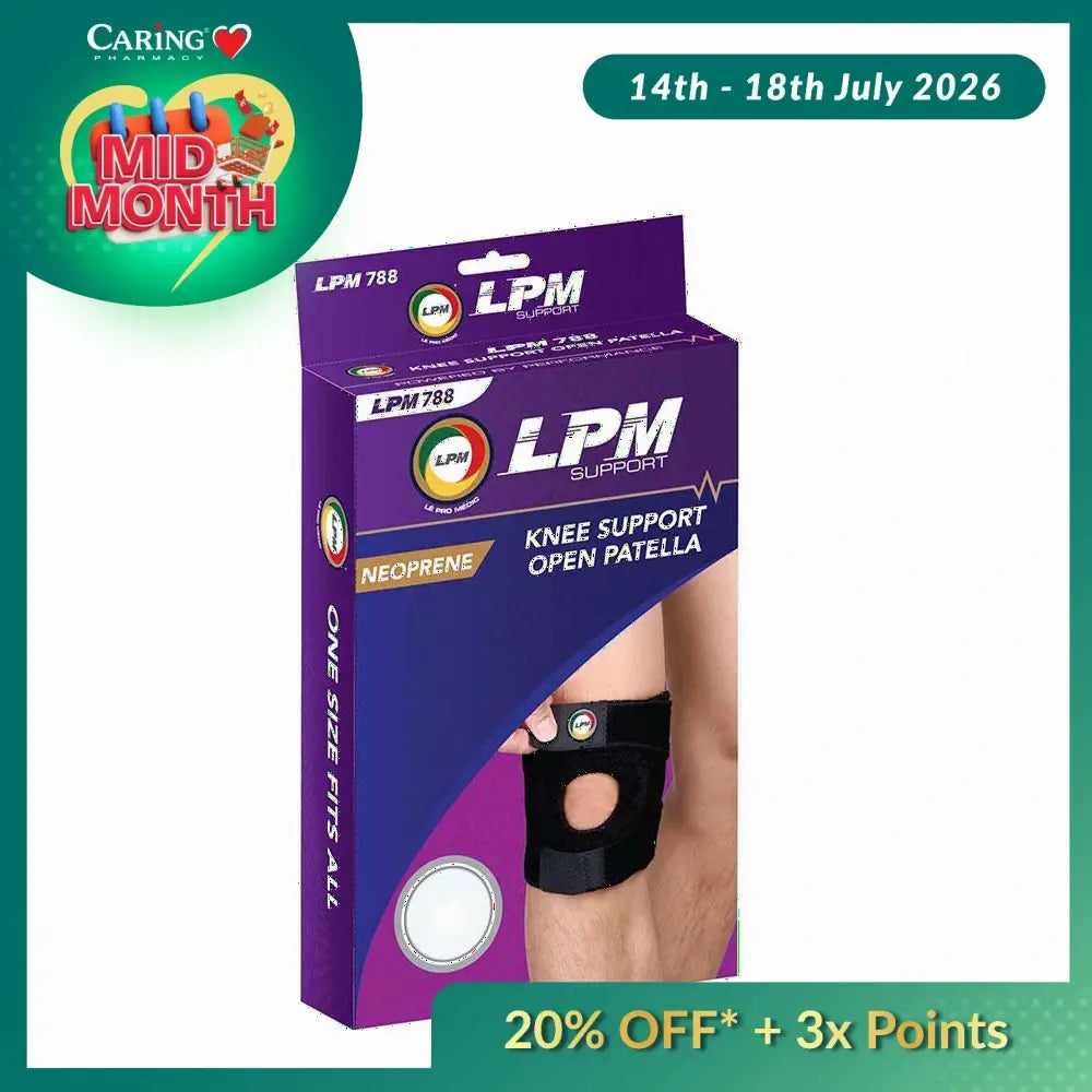 LPM OPEN PATELLA KNEE SUPPORT 788 FREE SIZE