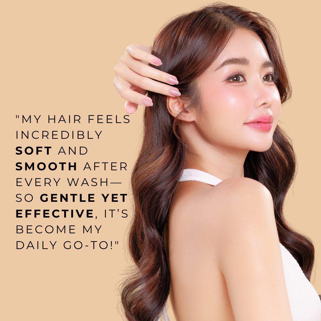 LAMIUX Amino Acid Shampoo for Hair Loss, promoting soft and smooth hair with gentle yet effective care.