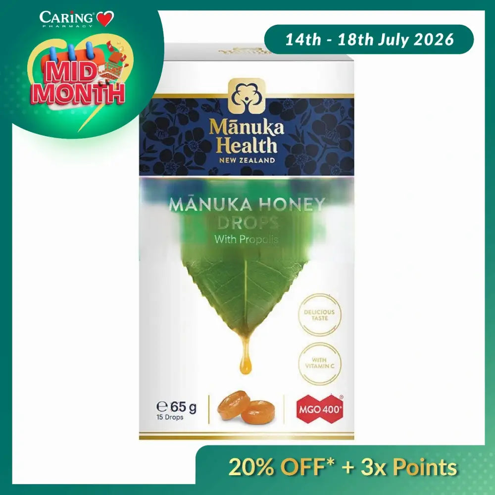 MANUKA HEALTH MANUKA DROP MGO 400+ WITH PROPOLIS 15S
