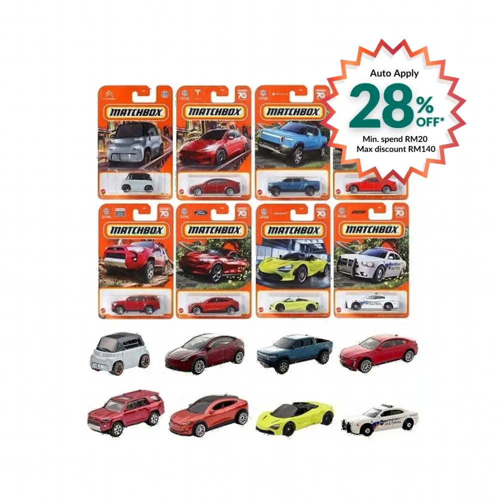 MATCHBOX BASIC CAR ASST 1S (30782)