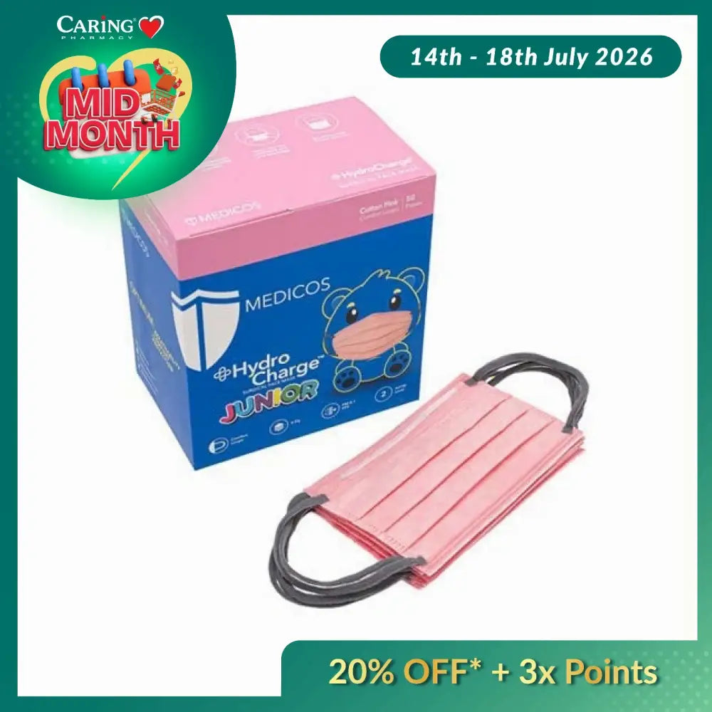MEDICOS 4PLY CH HYDROCHARGE COTTON PINK 50S
