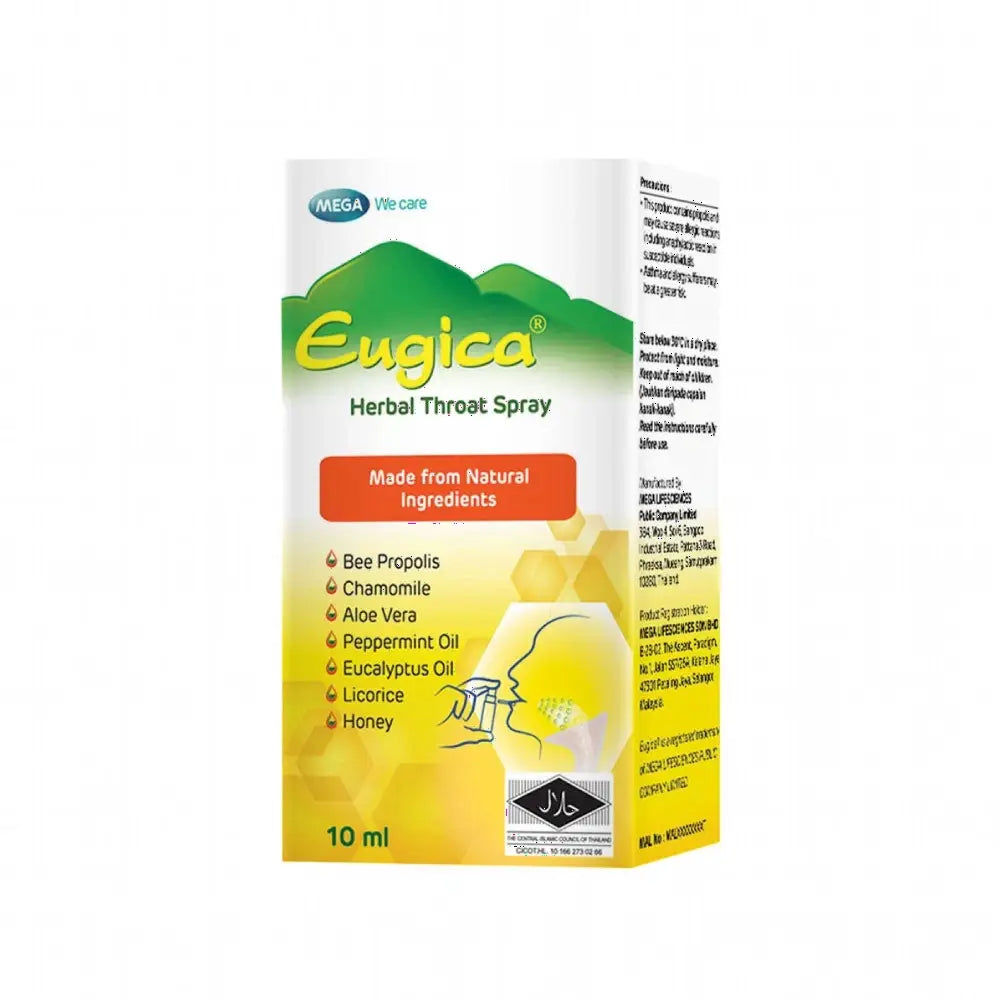 MEGA EUGICA HERB THROAT SPRAY 10ML