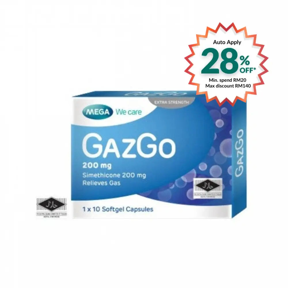MEGA GAZGO 200MG 10S