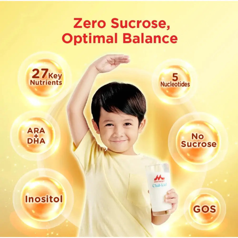 Morinaga Chil-Kid 900g formula milk with 27 nutrients and no sucrose for children's optimal growth